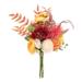 Wedding Flowers Flower Bundle Arrangements Artificial Flower Floral Silk Bouquet Fake Bundle Orange Bunches Hydrangeas