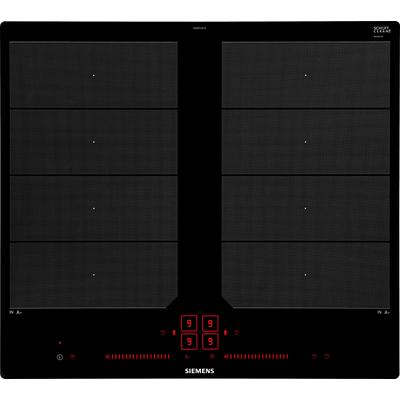 SIEMENS Flex-Induktions-Kochfeld, schwarz, B:57,2cm H:5,6cm T:51,2cm, Kochfelder, mit powerMove Plus