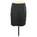 Ann Taylor LOFT Casual Skirt: Gray Tweed Bottoms - Women's Size Large