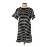 Old Navy Casual Dress - Shift Crew Neck Short sleeves: Black Color Block Dresses - Women's Size X-Small