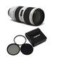 KamKorda Lens Filter Kit 77mm + EF 70-200mm f/2.8L IS III USM Camera Lens,EF-Mount Lens/Full-Frame Format, Aperture Range: f/2.8 to f/32, Air Sphere Coating + 2 Year Warranty