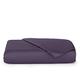 Cosy House Collection Luxury Bamboo Duvet Cover - Ultra Soft Comforter, Duvet, or Quilt Cover - Solid Zippered Duvet Protector for Bed (King, Purple)