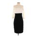 DressBarn Casual Dress - Sheath: Black Color Block Dresses - Women's Size 4