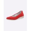 Ballerina CASUAL LOOKS, Damen, Gr. 40, rot, Veloursleder, sportlich, Schuhe