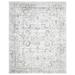 White Rectangle 3' x 5' Area Rug - One Allium Way® Bachand Hand-Knotted Area Rug in Gray Viscose/Cotton/Wool | Wayfair