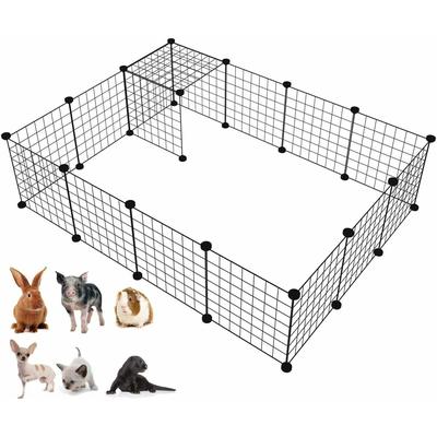 Pet Playpen Cage Indoor Outdoor Metal Panel