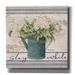 August Grove® Stay Awhile by Cindy Jacobs - Wrapped Canvas Painting Canvas in Gray/Green | 26 H x 26 W x 1.5 D in | Wayfair