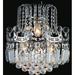 Rosdorf Park 3 Light Wall Sconce w/ Chrome Finish Glass in Gray | 13 H x 7 W x 20 D in | Wayfair B4CF0F17DABD4E6FA8D8D8E54BF2A3EA