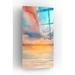 Dovecove Sea Sunset Triptych II - Unframed Painting Plastic/Acrylic | 24 H x 12 W x 0.2 D in | Wayfair A09951C72CEB4130A4001E4A05E79397