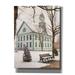 The Holiday Aisle® Christmas in Coudersport by Lori Deiter - Wrapped Canvas Photograph Plastic in Brown/White | 34 H x 26 W x 1.5 D in | Wayfair