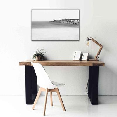 Latitude Run® Island in My Dream by Chris Moyer - Wrapped Canvas Photograph Metal in Gray/White | 26 H x 40 W x 1.5 D in | Wayfair