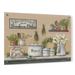 August Grove® Garden Farmhouse Kitchen by Pam Britton - Unframed Graphic Art Plastic/Acrylic in White | 24 H x 36 W x 0.2 D in | Wayfair