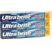 Colgate Ultra Brite Advanced Whitening Anticavity Fluoride Toothpaste Clean Mint Flavor 6 oz. (Pack of 3)