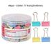 48 Pcs Extra Large Binder Clips Assorted Colors Paper Clamps Width Metal Fold Back Clip Jumbo Paper Clamps for Office School and Home Supplies (Cute Colored) (0.98X1.77 Inch)