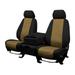 CalTrend Front Buckets DuraPlus Seat Covers for 2005-2010 Nissan Pathfinder|Xterra - NS258-06DD Beige Insert with Black Trim