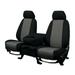 CalTrend Front Buckets NeoSupreme Seat Covers for 1999-2005 Volkswagen Golf - VW125-03NN Charcoal Insert with Black Trim