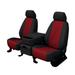 CalTrend Front Buckets Faux Leather Seat Covers for 1999-1999 Volkswagen Golf - VW110-02LB Red Insert with Black Trim