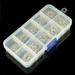 500pcs #3-#12 Freshwater Carp DIY Fishing Acces Hooks Kit Barbed Fishing Hooks Fishhooks SILVER