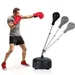 FEIKUQI Freestanding Punching Bag with Stand Boxing Gloves for Adult Kids Adjustable