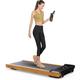 Bifanuo Under Desk Treadmill Walking Pad 2.25HP Wood Electric Light Weight Walking Treadmill Desk Treadmill for Office Under Desk with Remote Control Installation-Freeï¼ˆLIGHT)