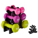 Dumbbell Rack Dumbbell Stand 3 Tier Dumbbell Rack Weight Rack Triangular Dumbbell Rack Stand 3 Tier Weight Hoder 23x22.5x8.5cm For Home Gym Exercise