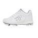 Ringor Flite Women s Softball Cleats White | Silver Size 12