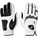 HIRZL Trust Hybrid Ladies Golf Gloves - All Weather Women Golf Glove White/Black