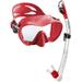 Rapido Boutique Collection Active Frameless Snorkel Mask Dry Snorkel Set Scuba Snorkeling Dive Mask Snorkel Combo Kit