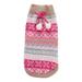 Pet Clothes Christmas Snowflake Pattern Sweater Pet Clothing Cute Pet Supplies Pet Clothes Rack Pet Clothes for Small Dogs Girl Pet Clothes for Small Dogs Boy Pet Clothes for Small Dogs Tutu Pet