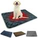 Winter Pet Heating Pad Heat Mat Self-Heating Blanket for Cats and Dogs Self-Heating Washable Indoor Heat Mat Coffee 48x70CM