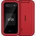 Nokia 2780 Flip Unlocked Phone (TA-1420); works on AT&T T-Mobile and Verizon networks; 4GB RAM; 512MB Internal Storage; Single SIM; Red
