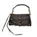 Rebecca Minkoff Bags | Black Leather Rebecca Minkoff Cross Body Bag | Color: Black/Gold | Size: 11 Inches By 8 Inches