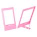 Uxcell 3inch Mini Photo Picture Frame 5pack Plastic Mini Photo Frame for Table Pink