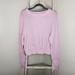 Free People Sweaters | Free People Small Pink Too Good Ribbed Hem Pullover Sweater | Color: Pink | Size: S