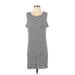 Trafaluc by Zara Casual Dress - Shift Scoop Neck Sleeveless: Blue Print Dresses - Women's Size Small