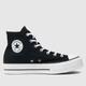 Converse all star lift hi trainers in black & white