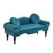 54" Width Modern Velvet Upholstered Loveseat Sofa