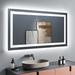 Ivy Bronx Akila LED Bathroom Mirror, Dimmable Vanity Mirror Anti-Fog Wall Mounted w/ Lights | 55 H x 30 W x 1.5 D in | Wayfair