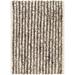 Caius 8' x 10' Modern Wool Beachhouse/Black White/Multi Brown/Taupe/Eggplant/Cream/Charcoal Area Rug - Hauteloom