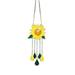 Solar Powe Wind Chimes Lights Beautiful Sunflower Window Siding Decorative With Chains For Home Decor Home Decor Wind Chime Ornament Curtain