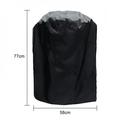 Brand Clearance!!1pcs Black Waterproof Barbecue Cover Dust-proof Rainproof Grill Cover Durable Square Barbecue Protection Cover for Indoor Outdoor Accessories