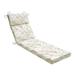 Pillow Perfect Delray Natural Chaise Lounge Cushion - 72.5 X 21 X 3