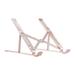 6-level Adjustable Laptop Stand Portable Aluminum Alloy Laptop Stand Foldable Notebook Holder Rose Gold