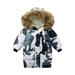 YYDGH Boy s Girls Winter Parka Jacket Hooded Puffer Ticken Coats Casual Button Zipper Hoodie Outerwears(Gray 9-10 Years)