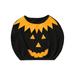 Canrulo Toddler Baby Boy Girl Halloween Outfits Pumpkin Sleeveless Tank Top Vest Halloween Dress Up Black 2-3 Years