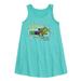 Teenage Muntant Ninja Turtle - Its Ninja Time Donnie - Toddler and Youth Girls A-line Dress