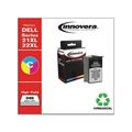 Remanufactured Tri-Color High-Yield Ink Replacement for Dell 21XL/22XL 330-5266 340 Page-Yield