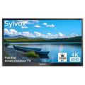 SYLVOX Outdoor TV 75 Full Sun Outdoor Smart TV 2000nits 4K UHD High Brightness IP55 Waterproof Outside Television Built-in APP Support WiFi Bluetooth(Pool Series)