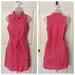 Columbia Dresses | Columbia Pfg Bonehead Button Front Dress Pink With White Dots | Color: Pink/White | Size: Xs