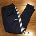 Adidas Pants | Adidas Mens Navy Blue & White Stripes Tiro Tapered Leg Training Jogger Pants Xl | Color: Blue/White | Size: Xl